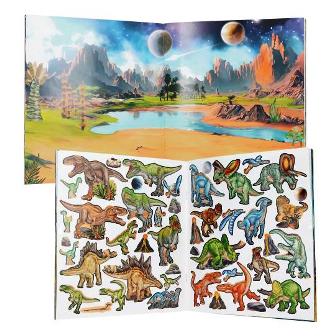 Cuaderno de Stickers Dino World Galaxy