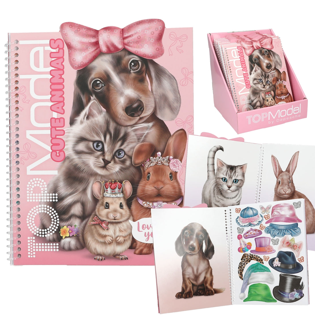 Libreta Cute animals Dress me up