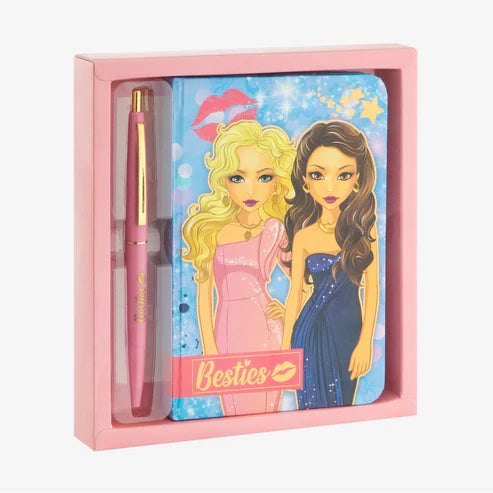 Cuaderno con Lápiz Rosado