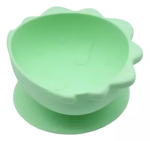 Pack de 2 bowls con succión de silicona - Verde
