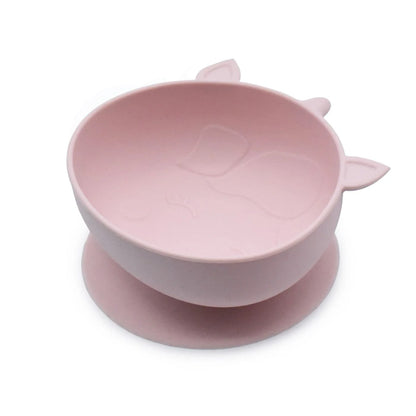 Pack de 2 bowls con succión de silicona - Rosado