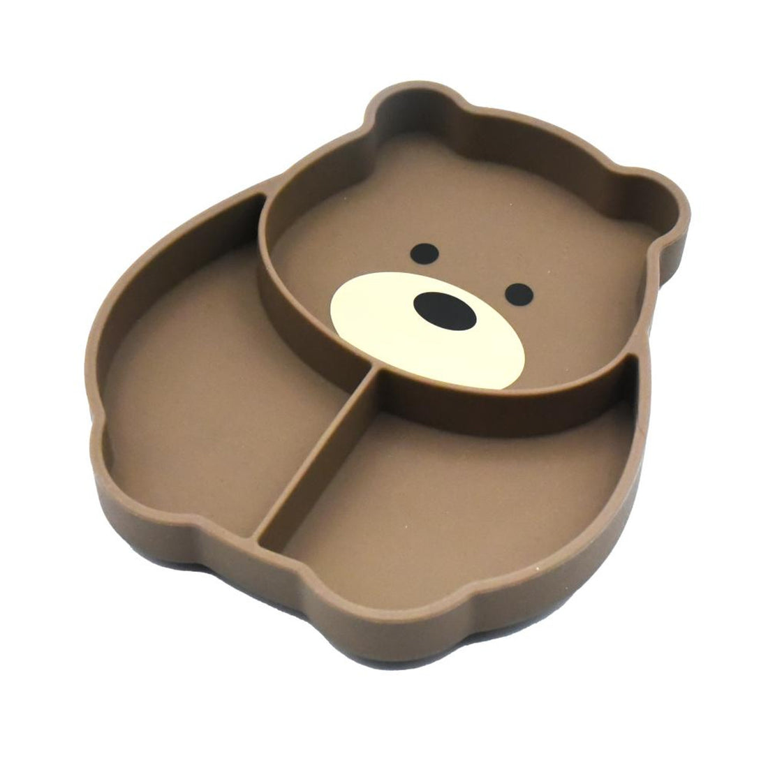 Plato de silicona con succión - Oso