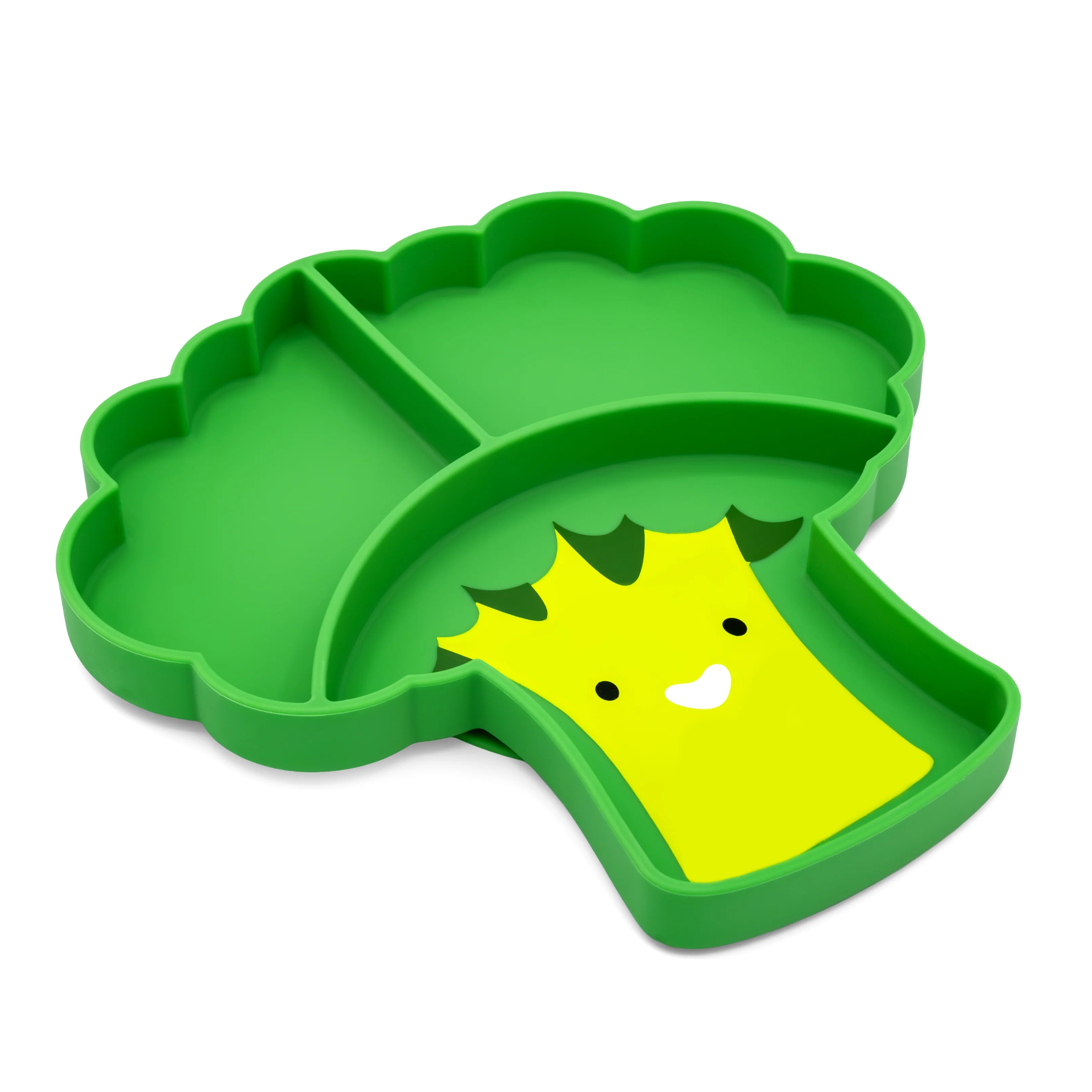 Plato de silicona con succión - Brócoli