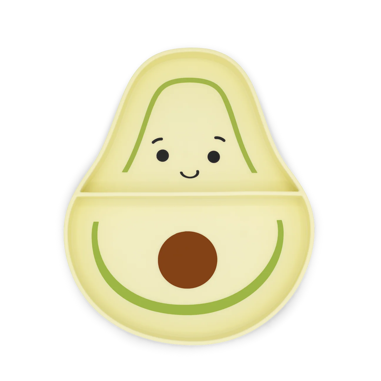 Plato de silicona con succión - Palta