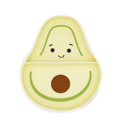 Plato de silicona con succión - Palta