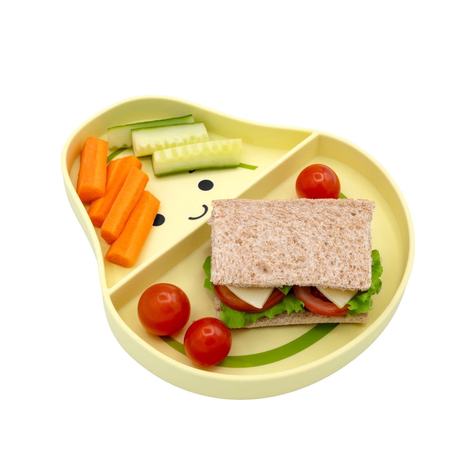 Plato de silicona con succión - Palta