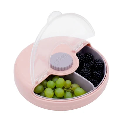 Contenedor Spin Snack con perilla - Rosado