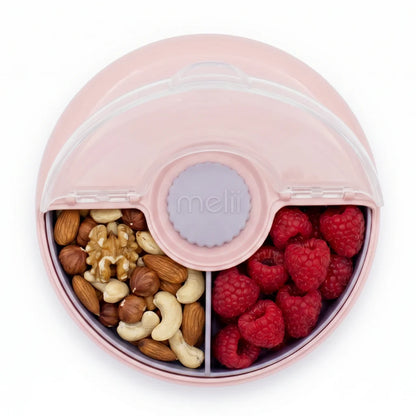 Contenedor Spin Snack con perilla - Rosado