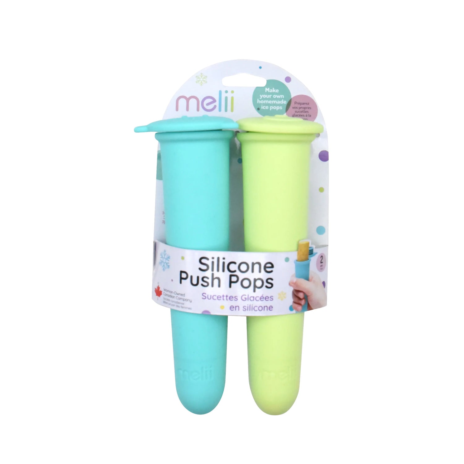 Pack de 2 moldes helado push up Tiburon y Oso