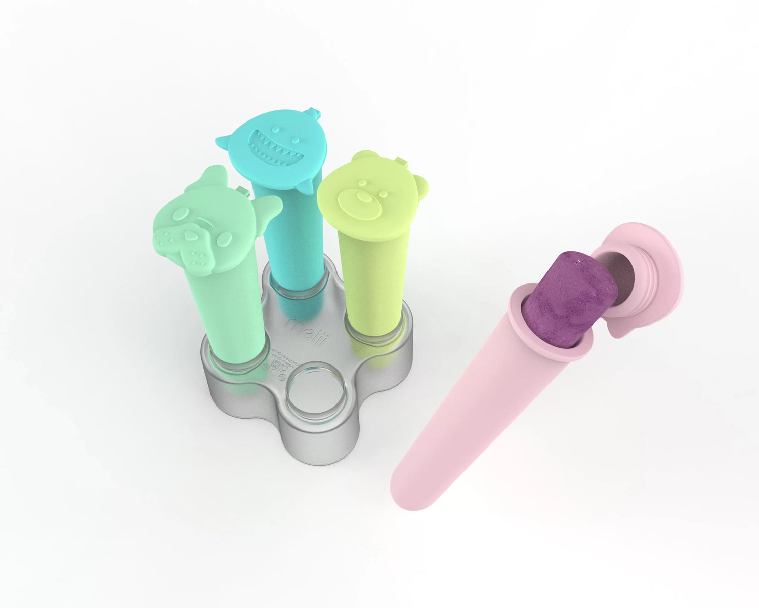 Pack de 4 moldes helado push up