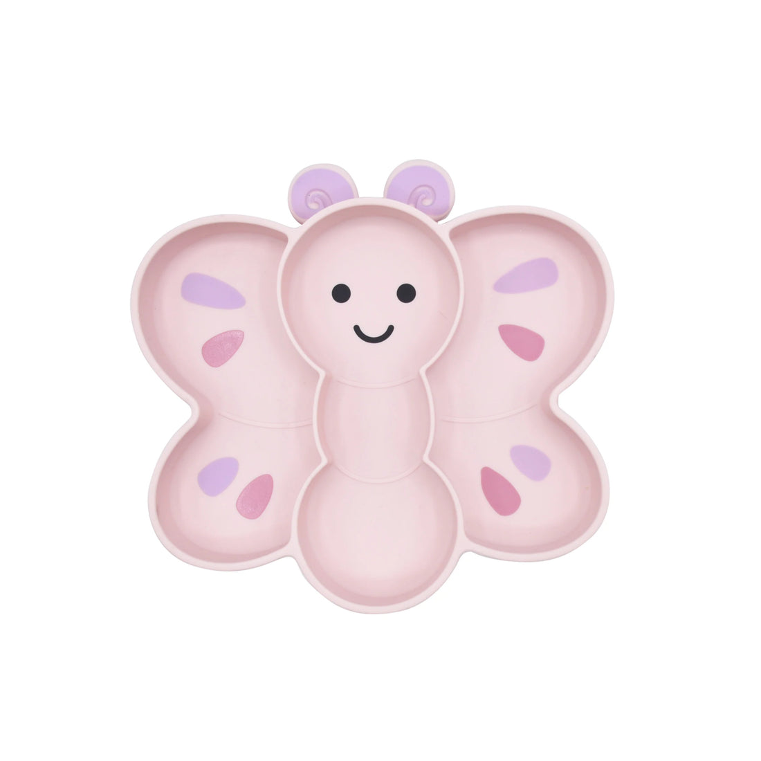 Plato de silicona con succión - Mariposa