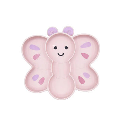 Plato de silicona con succión - Mariposa