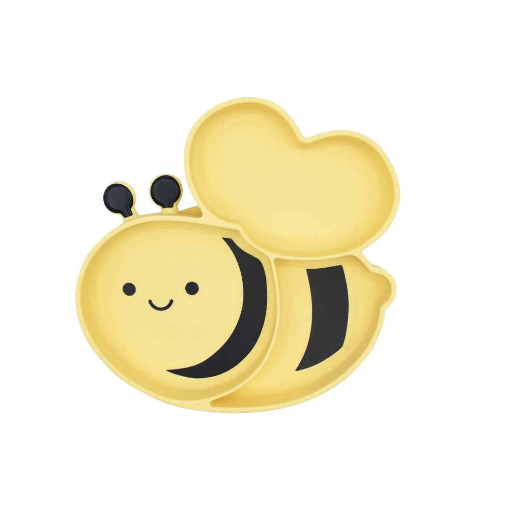 Plato de silicona con succión - Abeja