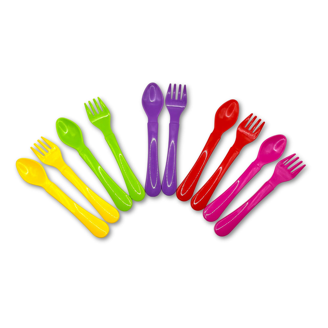 Pack de 10 Cubiertos de Plástico