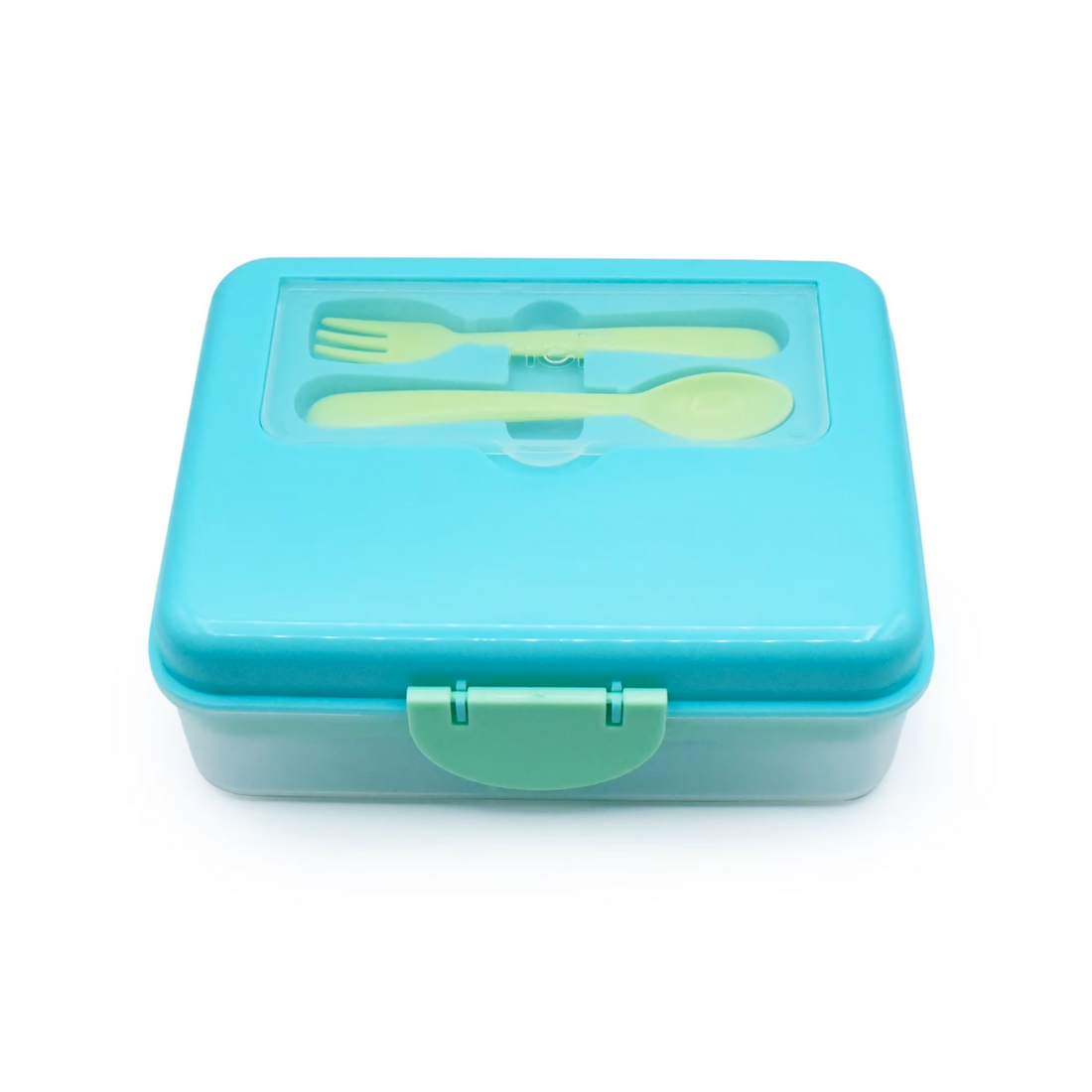 Lonchera bento box con cubiertos - Azul