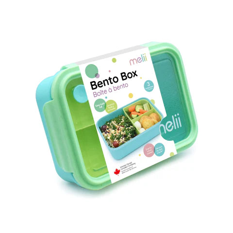 Lonchera bento con compartimientos 1250 ml - Azul