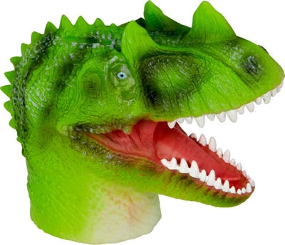 Alcancia entretenida 3D con forma de cabeza de T-rex
