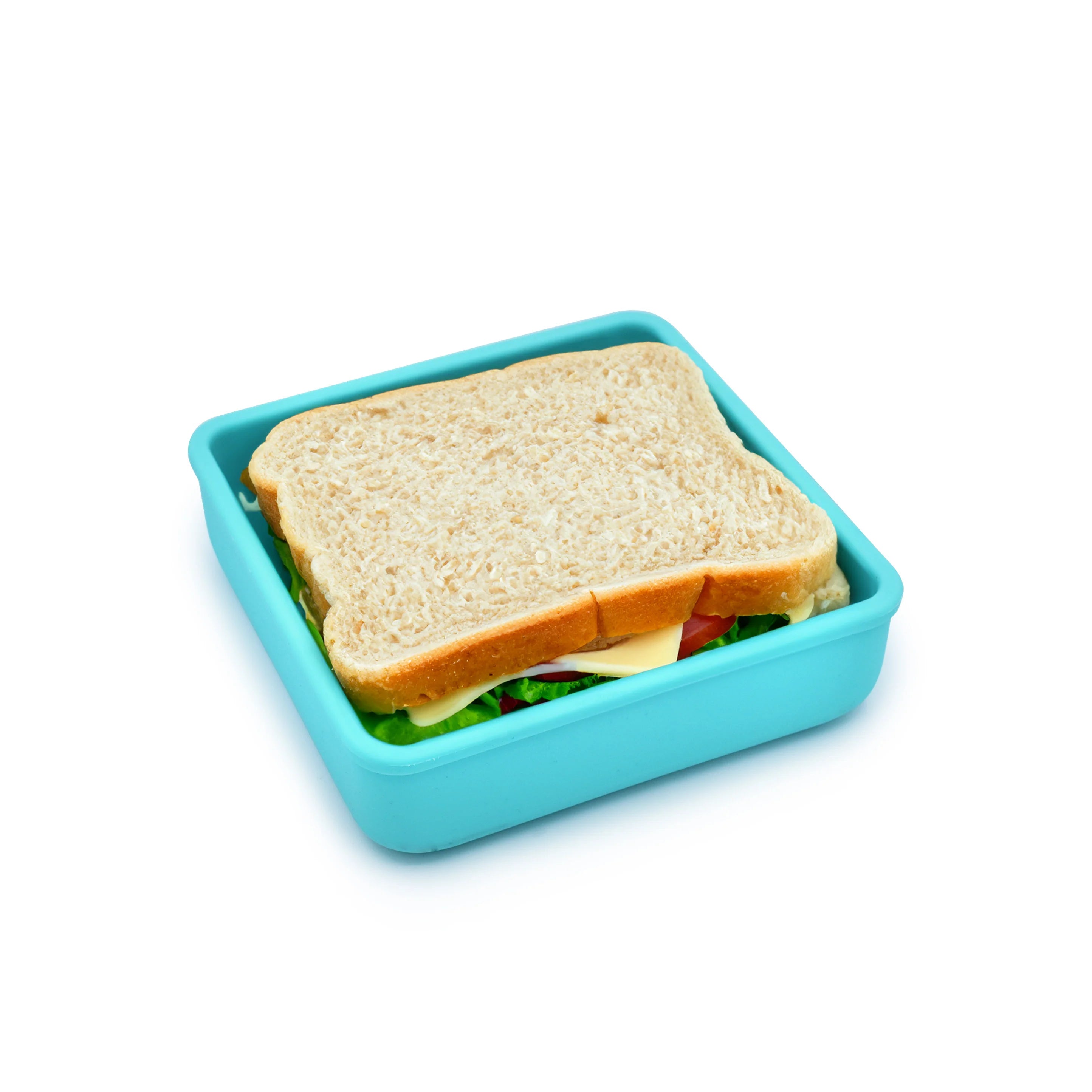 Contenedor de Silicona para Sandwich Azul