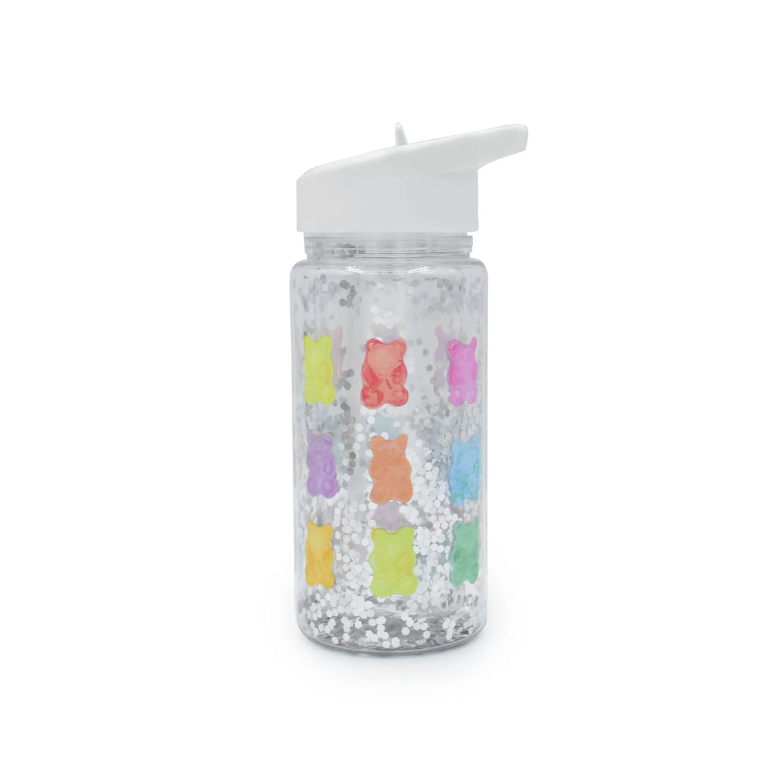 Botella de agua de doble pared con bombilla - Ositos