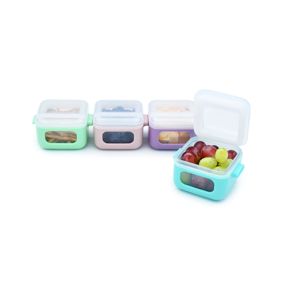 Pack de 4 contenedores 118 ml Cubos