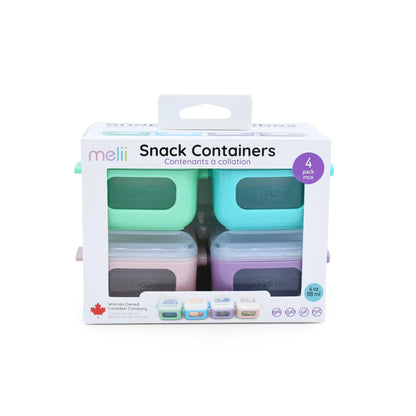 Pack de 4 contenedores 118 ml Cubos