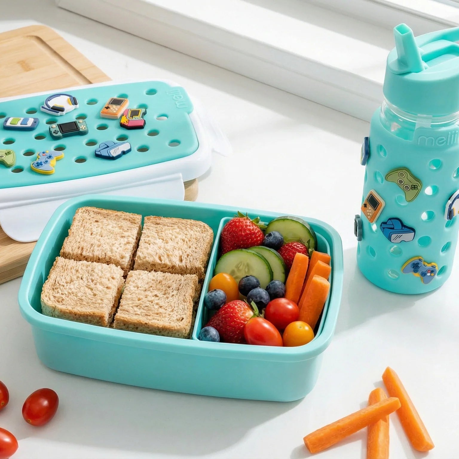 Lonchera bento box 880 ml Charm -Gaming