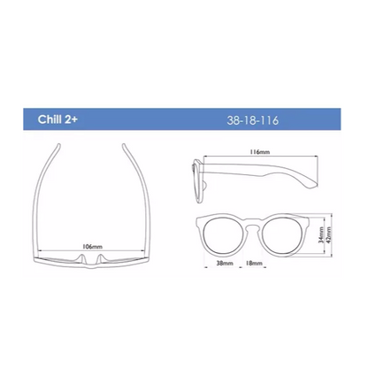 Lentes de sol Chill talla 2+ - Rosado