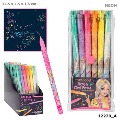 Set de 6 Lápices Neón de Gel