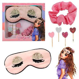 Set de antifaz para dormir con Scrunchie y pinches