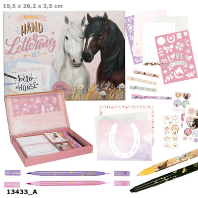 Set de cartas y tarjetas caballos