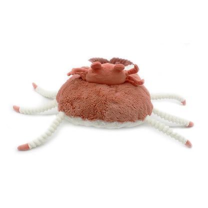 Peluche Cangrejo Cassecou Mamá y Bebé - Terracota