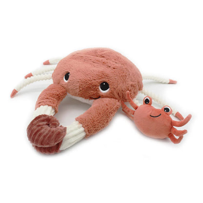 Peluche Cangrejo Cassecou Mamá y Bebé - Terracota