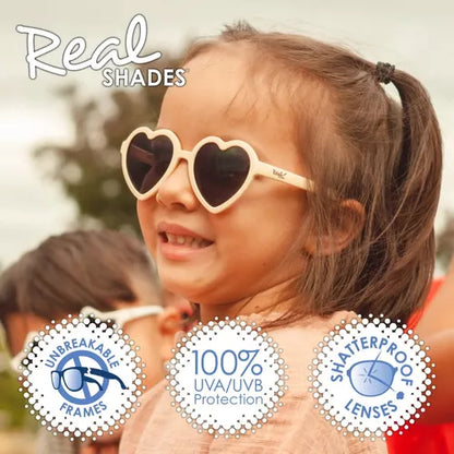 Lentes de sol Corazones talla 4+ - Rojo