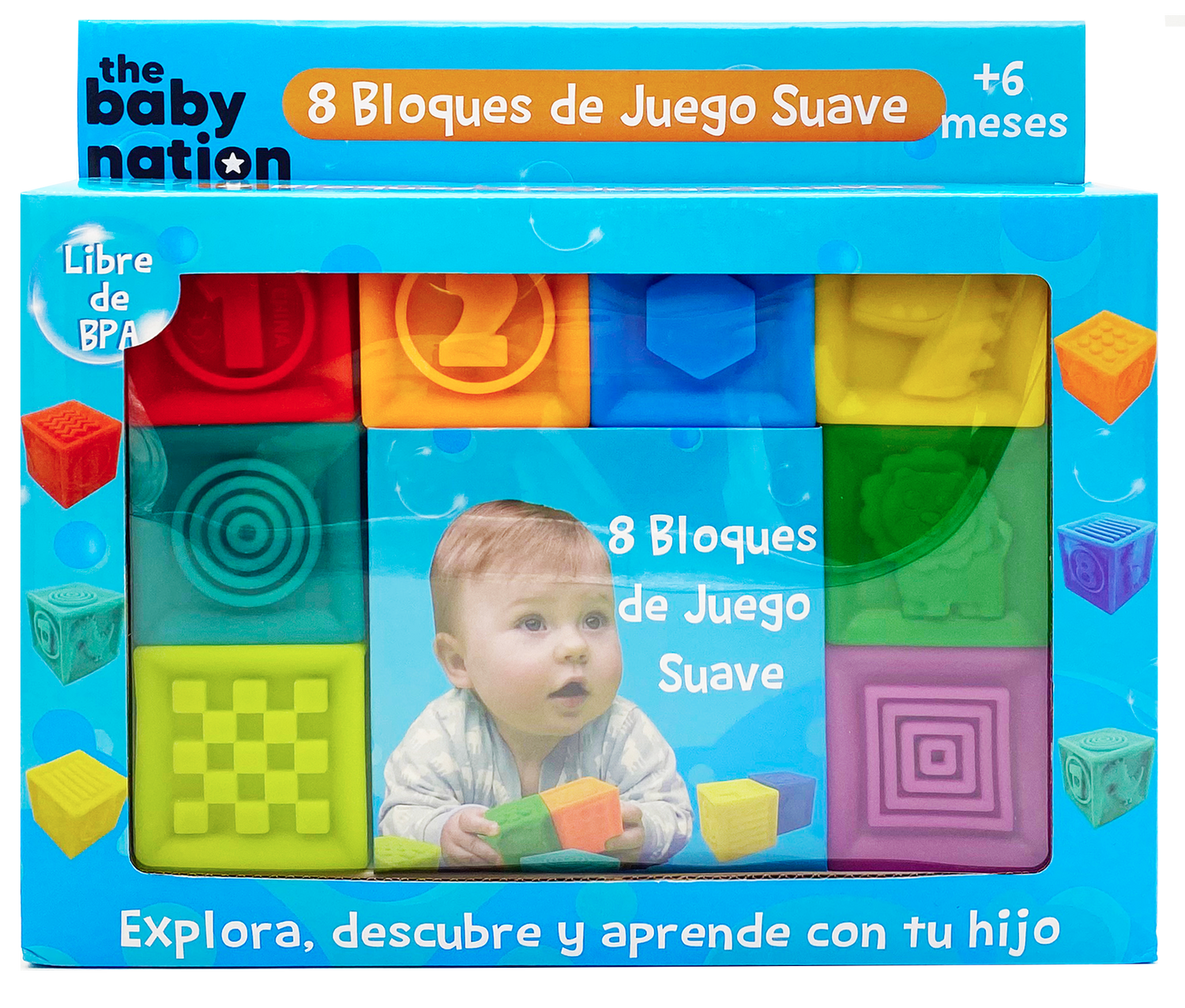 Set de 8 Bloques Suaves