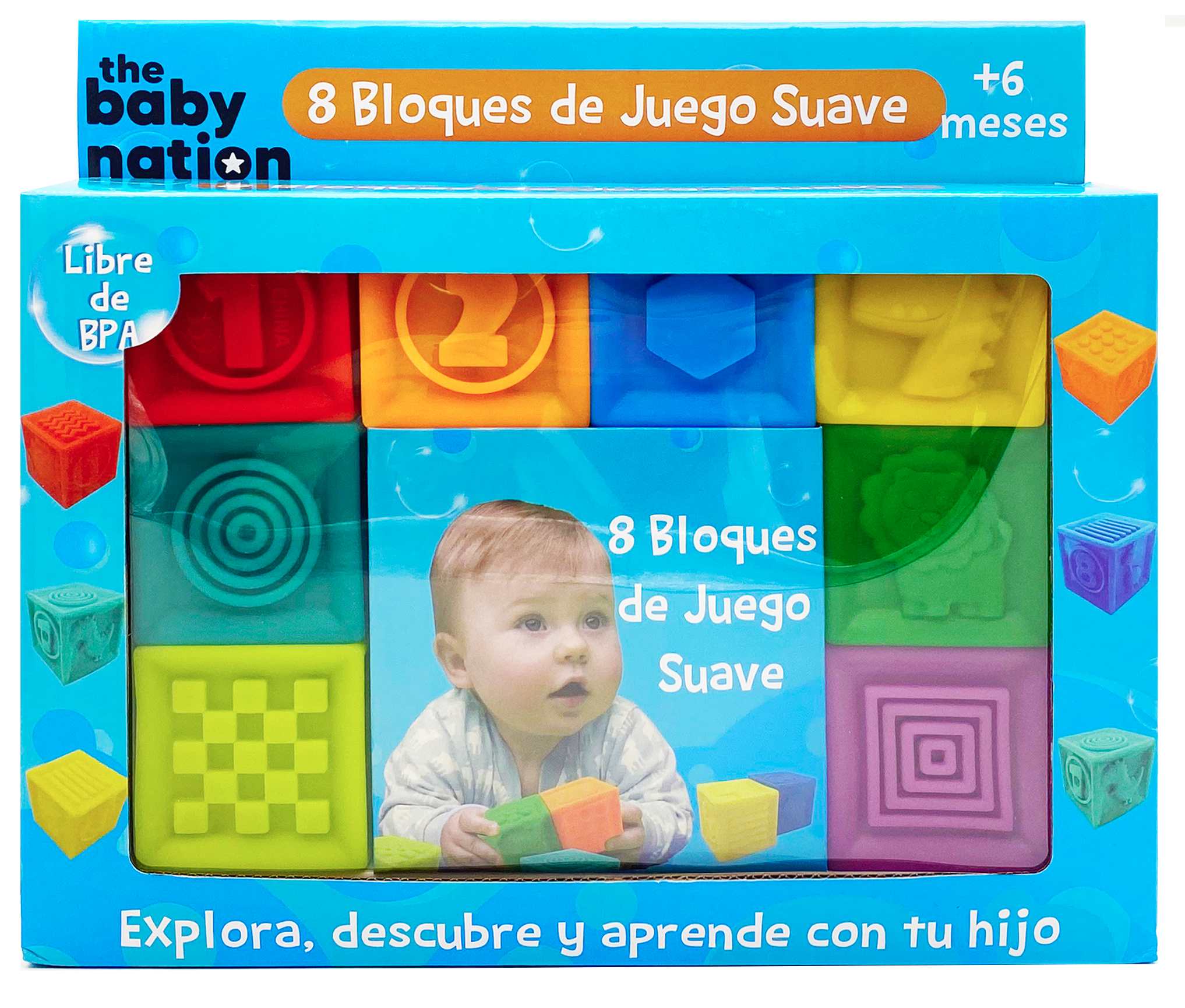 Set de 8 Bloques Suaves