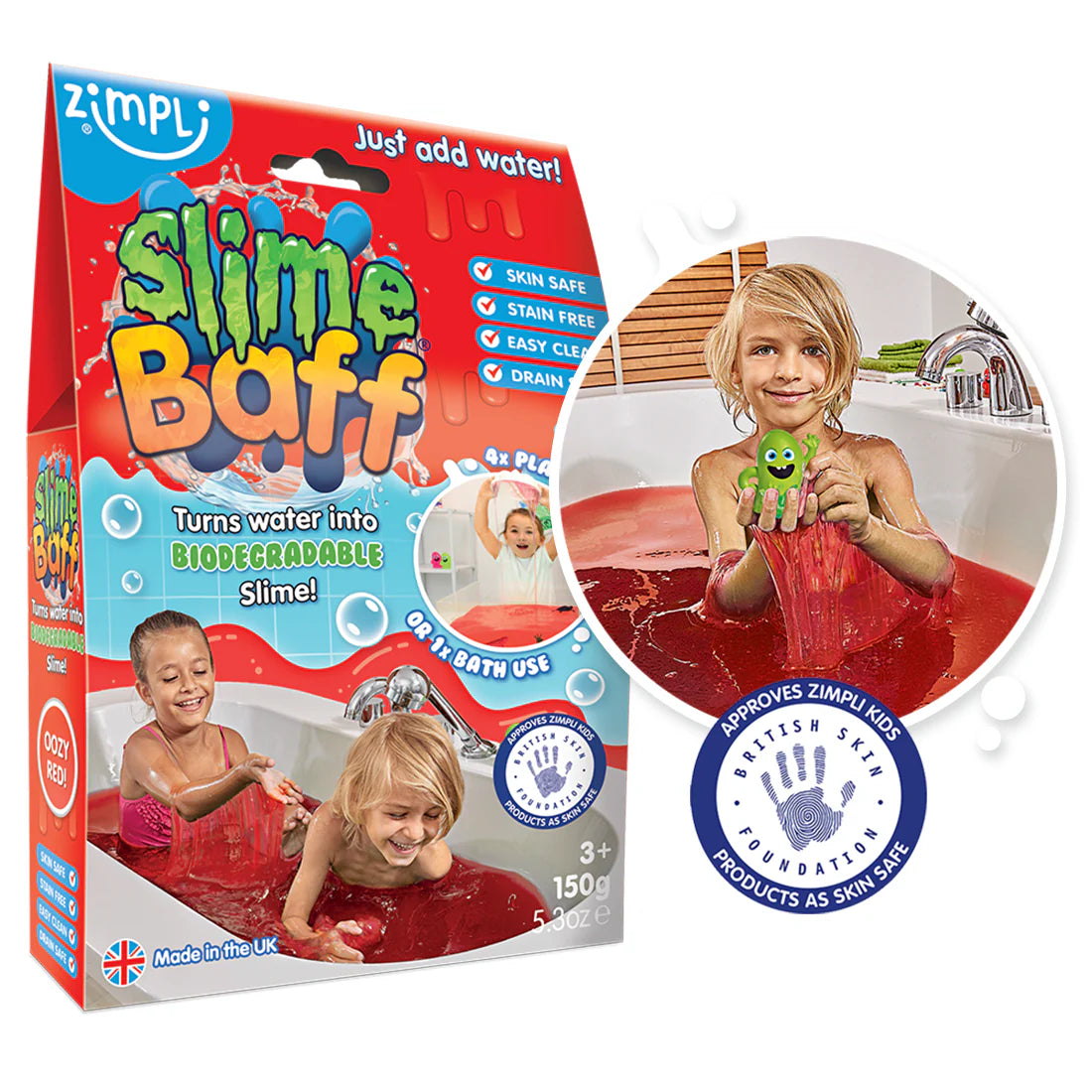 Slime Baff 150 Gramos Rojo
