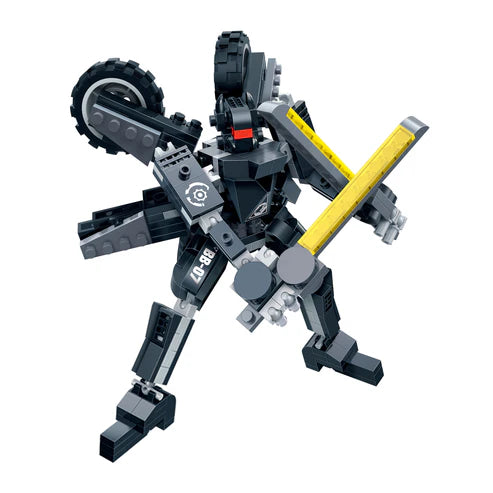 Set de Bloques de Construcción Robot Mech II 2 en 1 Negro