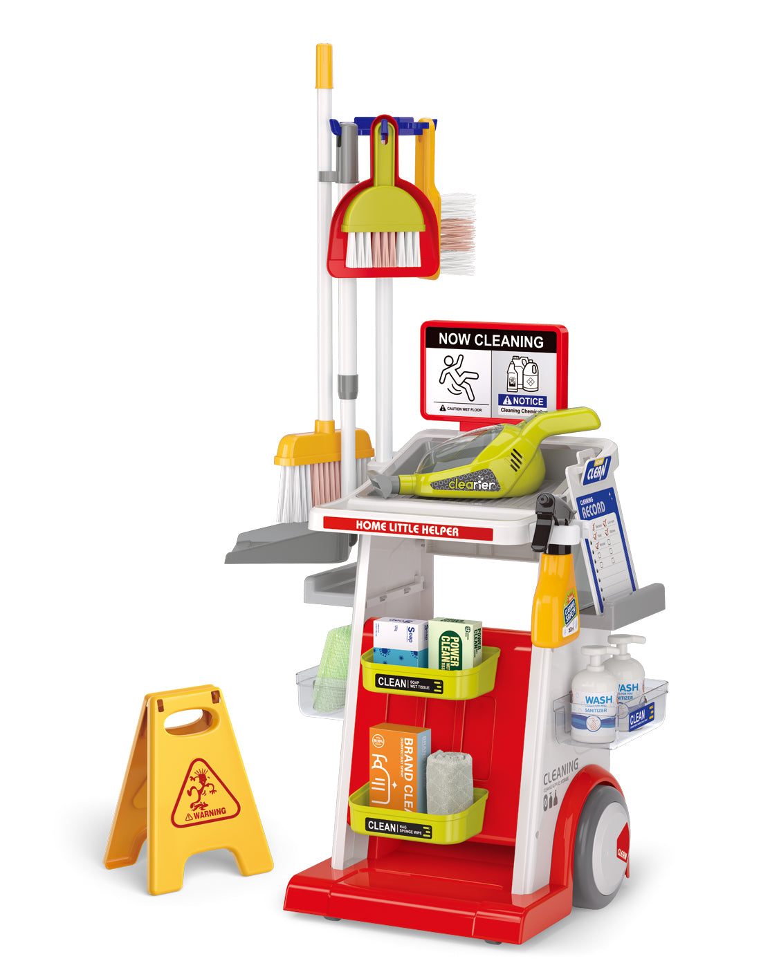 Carrito de Limpieza (con aspiradora)