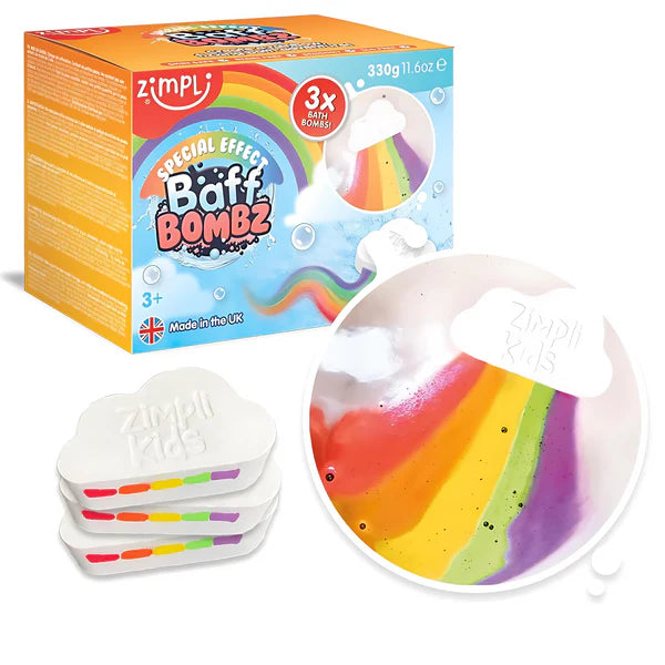 Bomba de Baño Efecto Especial Nube Arcoíris (3 Pack)