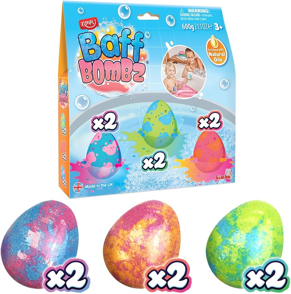 Bombas De Baño Huevo 6-Pack