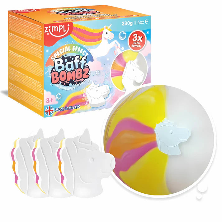Bomba De Baño Unicornio Para Niños – Pack 3 Unidades