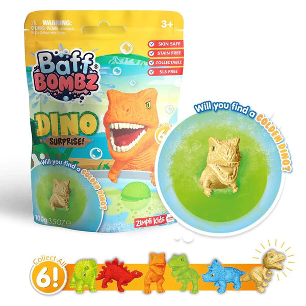 Bomba de Baño Sorpresa Baff Dino