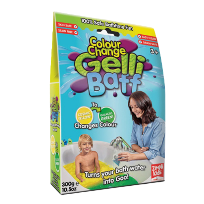Gelli Baff Cambia de Color 300 gramos Amarillo a Verde