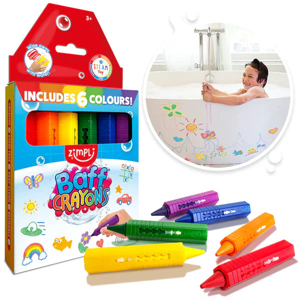 Pack de 6 Baff Crayones