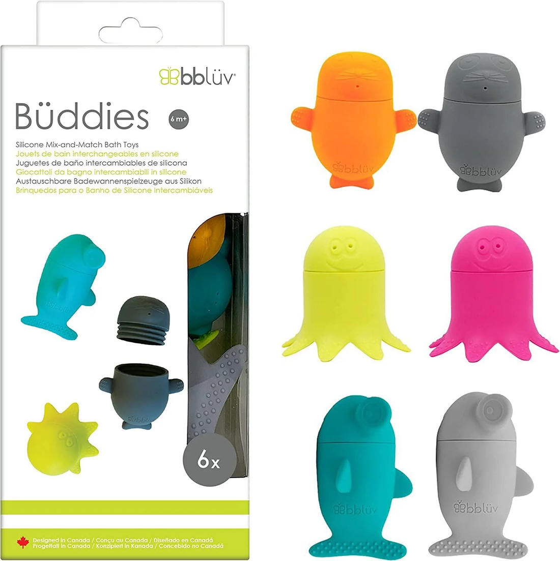 Juguetes para el baño Buddies