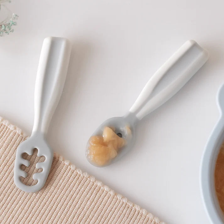 Set de 2 Pre-Cucharas de Aprendizaje para Bebé – +4 meses