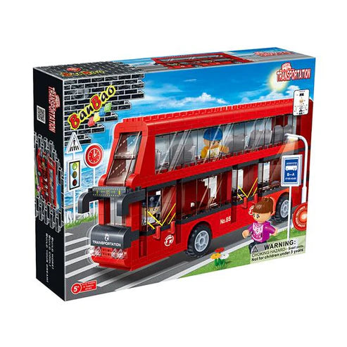 Set Bloques Construcción Bus de Transporte 412 Piezas