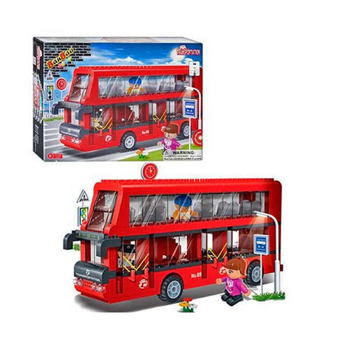 Set Bloques Construcción Bus de Transporte 412 Piezas