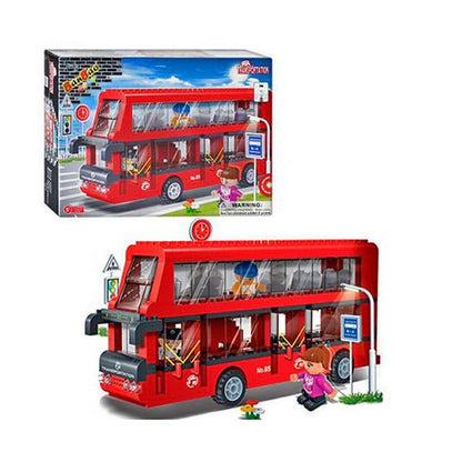 Set Bloques Construcción Bus de Transporte 412 Piezas