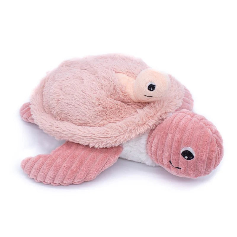 Peluche Tortuga Sauvenou Mamá y Bebé - Rosa